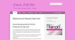 Desktop Screenshot of nanasnailart.com